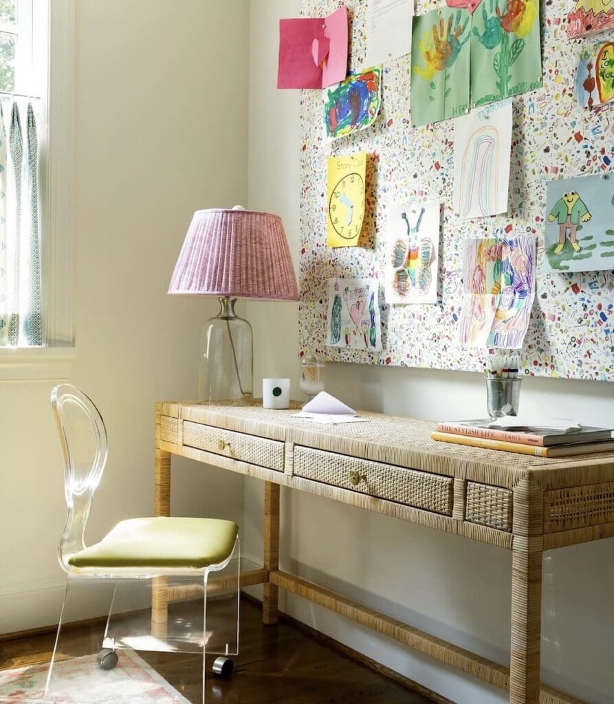 Kids gallery wall