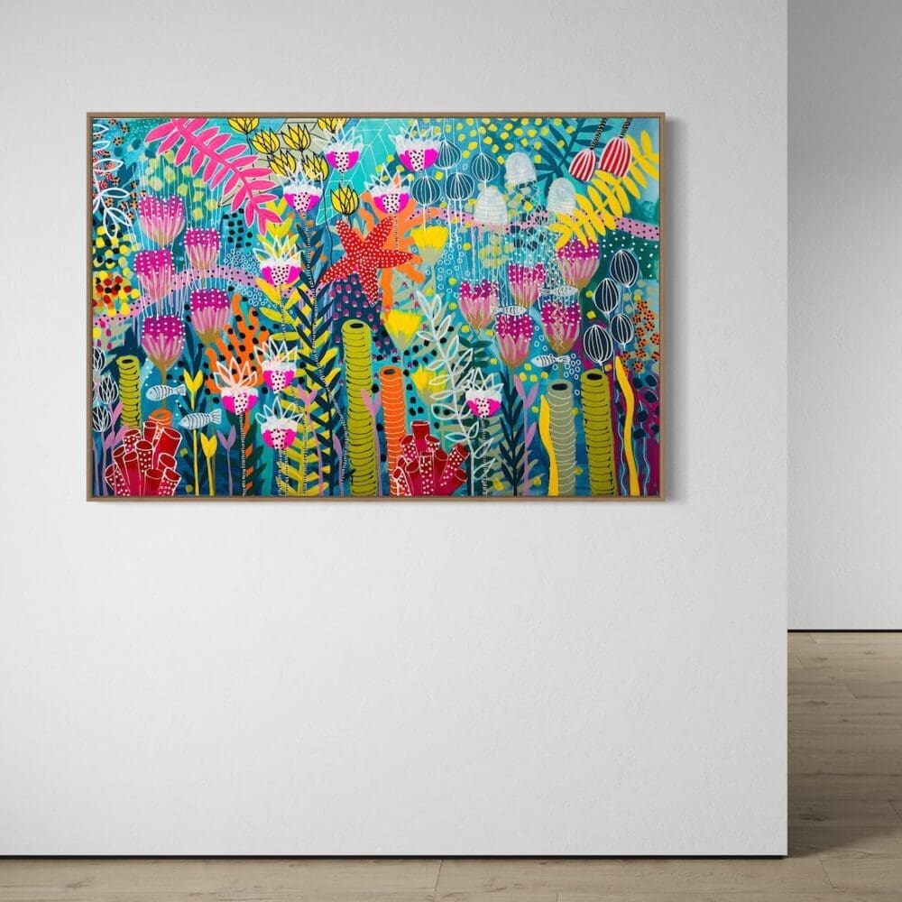 Colourful underwater artwork from B Twomey