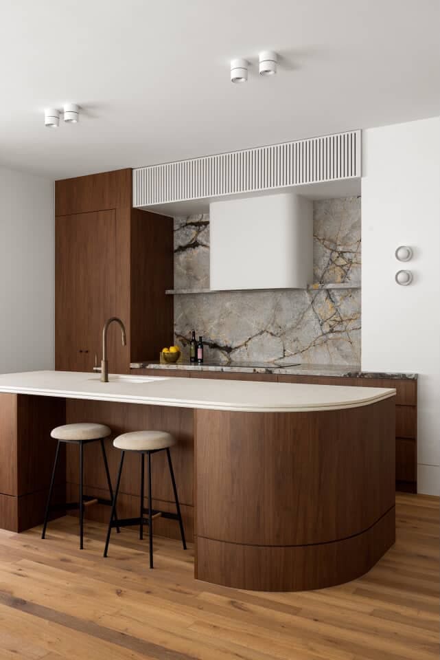 Curatd walnut kitchen