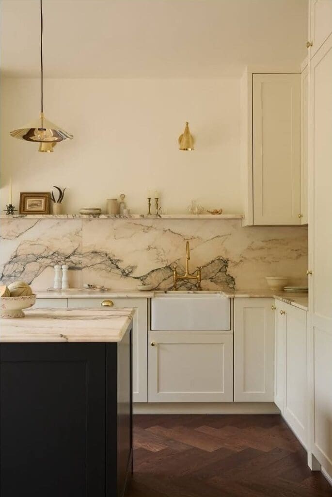Marble kitchen renovation kitchen details