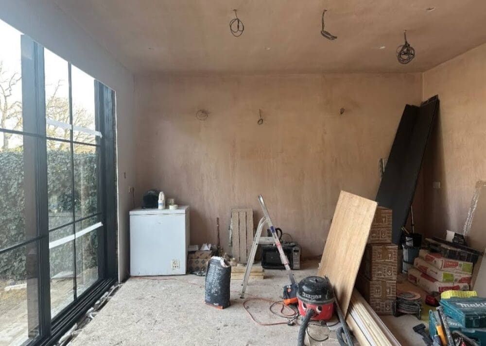 Marble kitchen renovation blank kitchen space