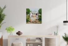 Custom photo canvas print