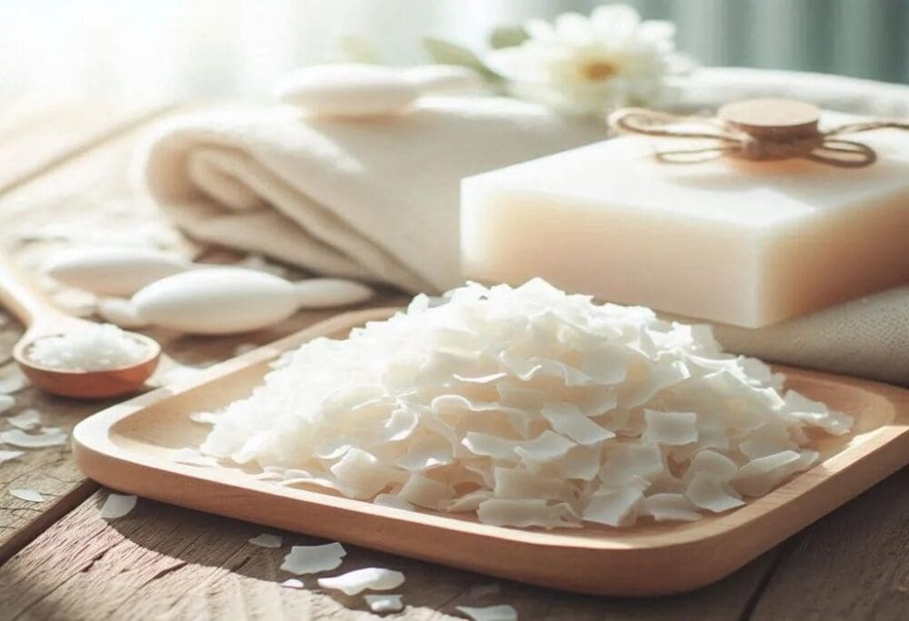 Natural soap flakes