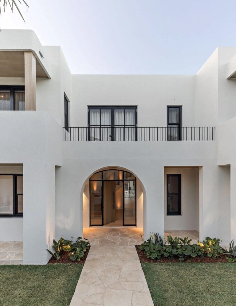 Front door and entry of The Stables Burraneer House