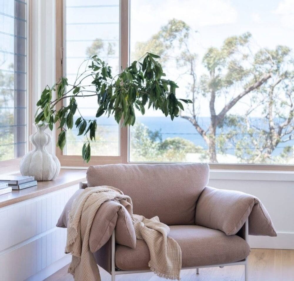 Vase by Elena Strohfeldt styled in living room