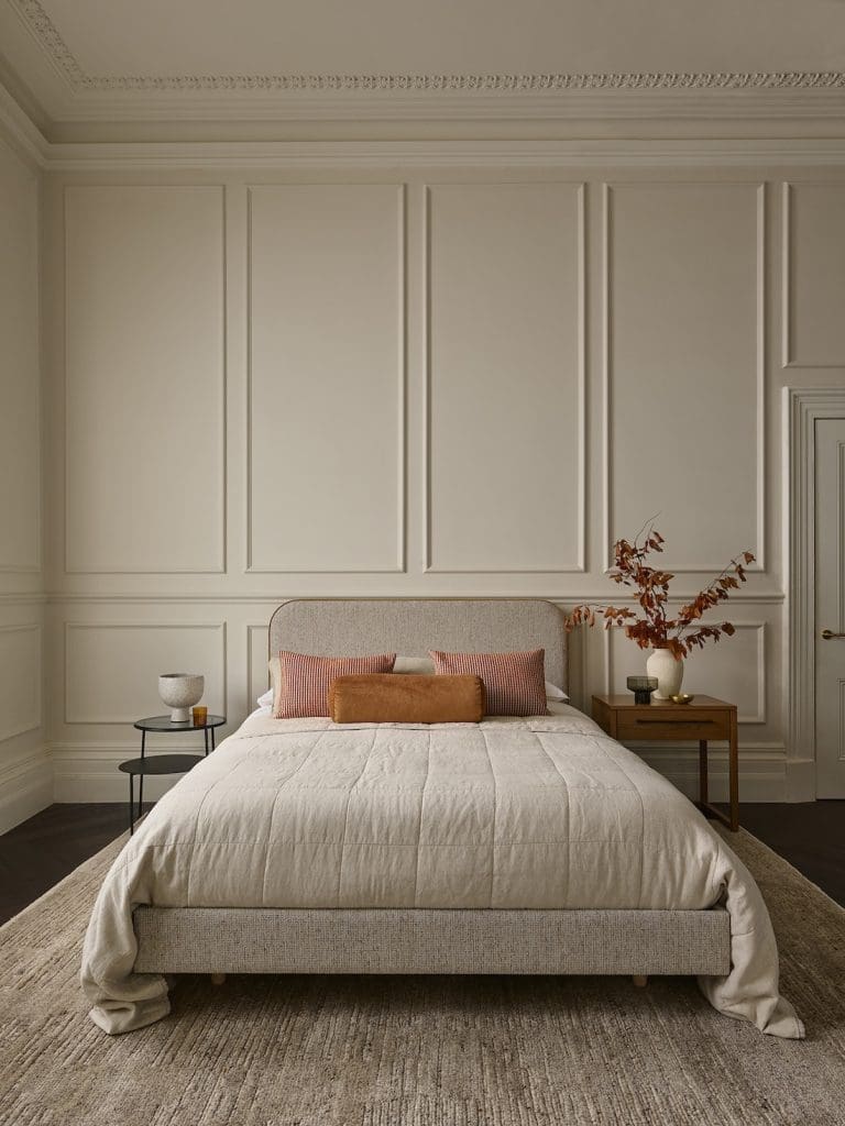 Heatherly Design, Louis ready made bed in sand