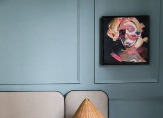 How colour can transform your home: Insights from a painting expert Heatherly Design, Zara bedhead Boston flax with Boston ebony piping