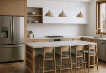 How using 3D to visualise your home project can save you reno regret Mid century style kitchen