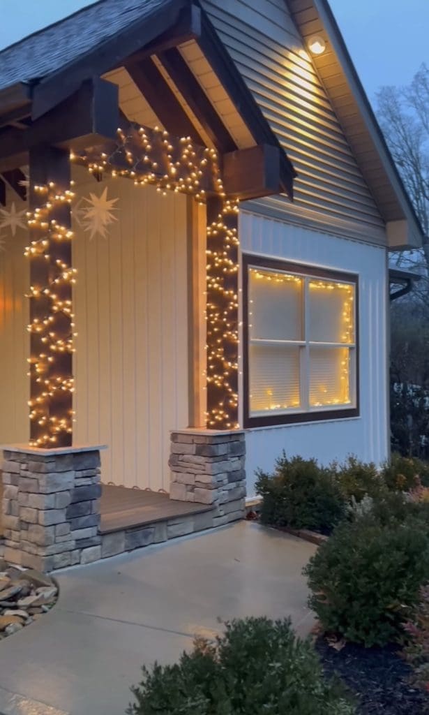 Gingerbread house fairy lights