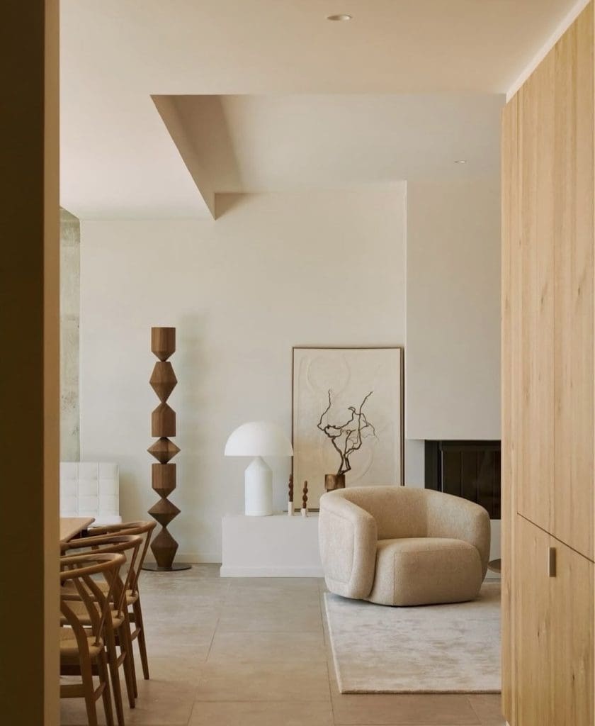 Japandi style living room