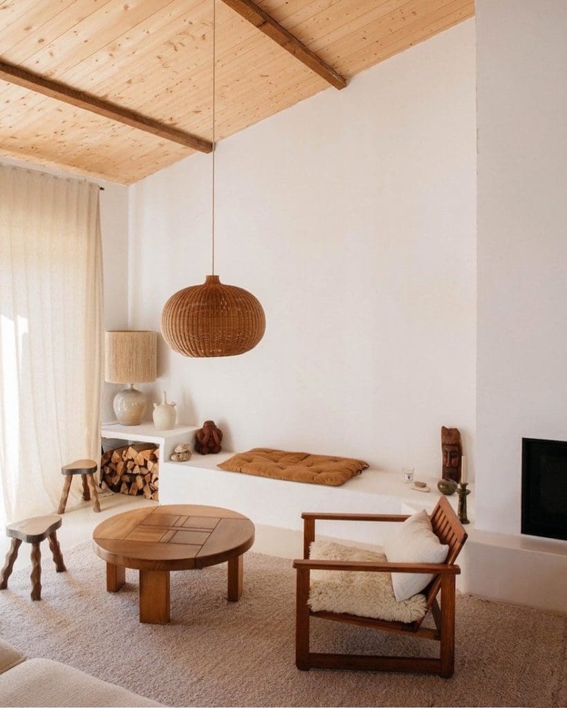 Japandi style living room