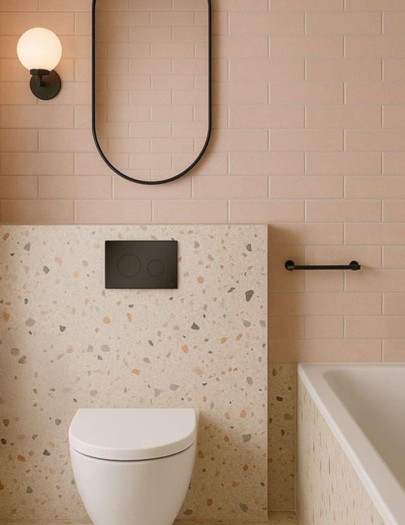 Terrazzo toilet